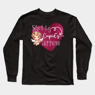 Shot by Cupid's arrow Long Sleeve T-Shirt